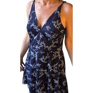 Blondie Nites Sequined Dark Blue Cocktail Dress Size 13 NWOT